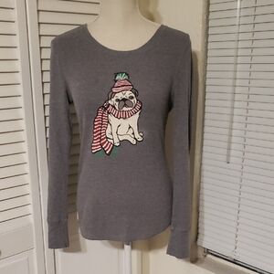 Old Navy Charcoal Long Sleeve Top